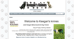 Desktop Screenshot of keegans-knines.co.uk